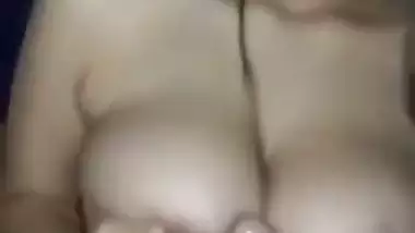Huge boobs fuck and blowjob by hot Indian slut