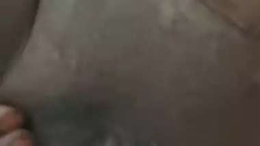 Huge boobs wife pissing and nude masturbation MMS