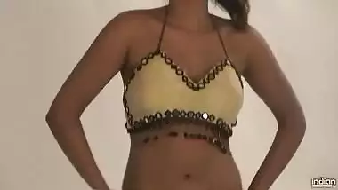 Tamanna In Beige Skirt.
